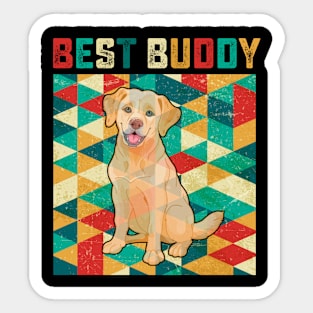 Best Buddy Labrador Sticker